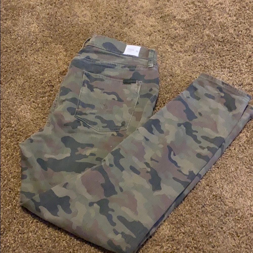 Hudson camo skinny jeans